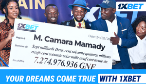 1xBet paid out over $836,000 to a player from Africa!