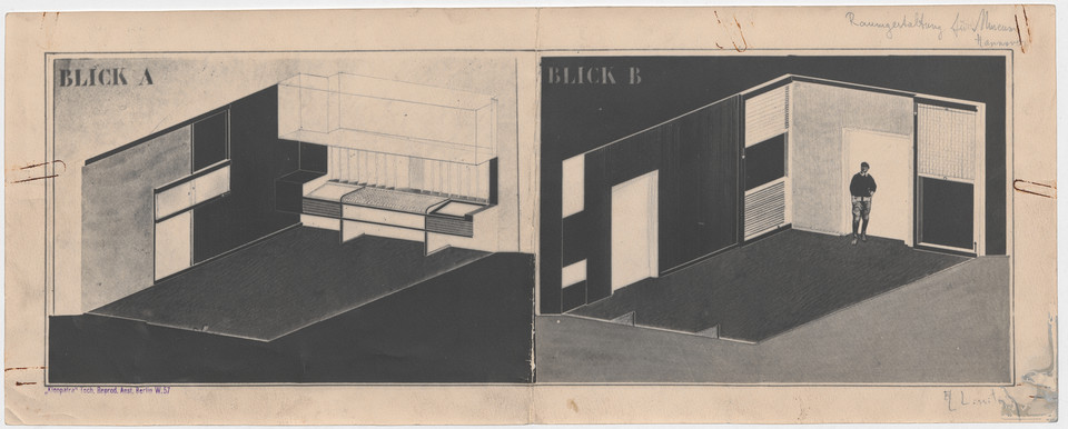 El Lissitzky - "Kabinett der Abstrakten, Provinzialmuseum Hannover" (1927)