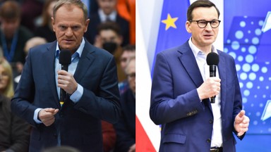 Tusk do Morawieckiego: "Mateusz, wajchę przełóż". Premier odpowiada