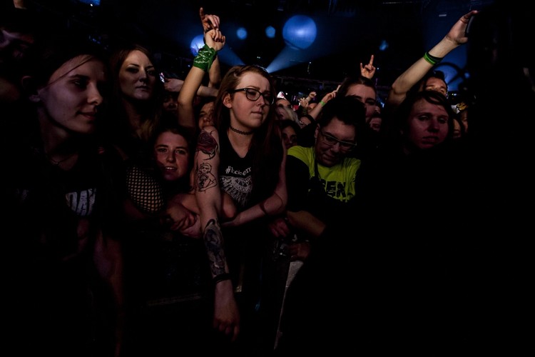 Green Day w Tauron Arena, w Krakowie, 21 stycznia 2017; fot. Kuba Ociepa
