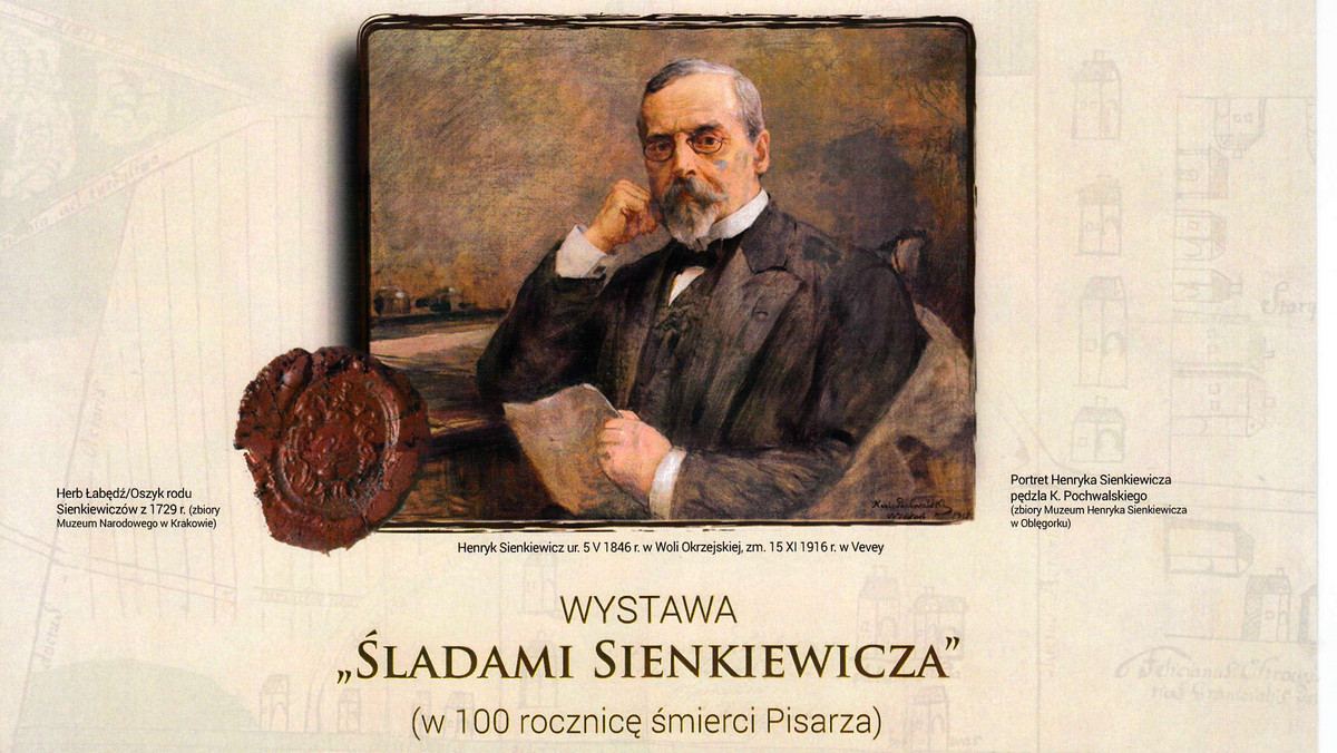 "Śladami Sienkiewicza" - taki tytuł nosi wystawa archiwaliów otwarta we wtorek, w sto lat po śmierci pisarza, w warszawskim Instytucie Badań Literackich. W przyszłym roku wystawa prezentowana będzie w Senacie RP, potem trafi na Litwę.