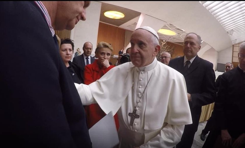 Marek Lisiński spotkał się z papieżem Franciszkiem