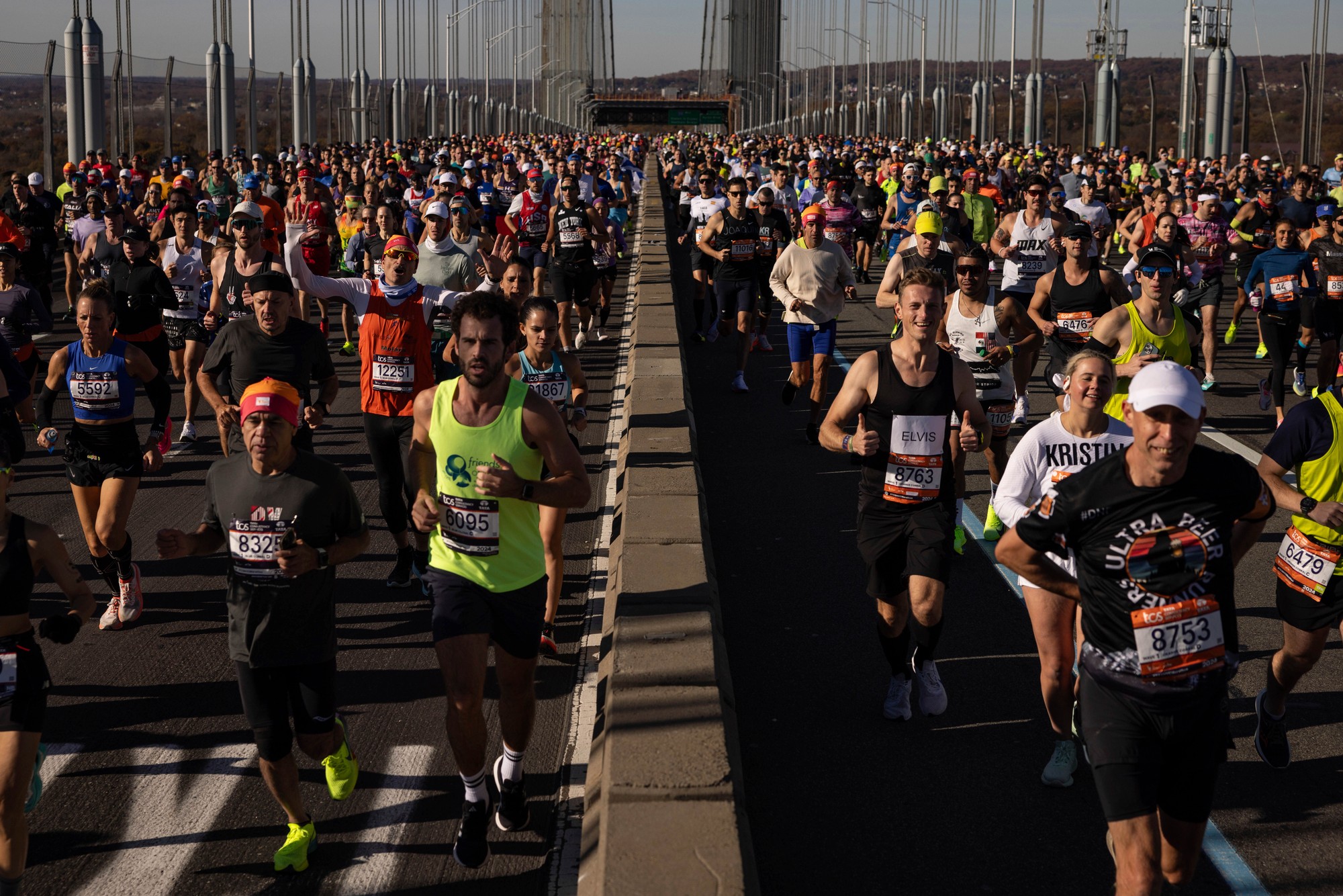 Bežci počas maratónu v New Yorku.