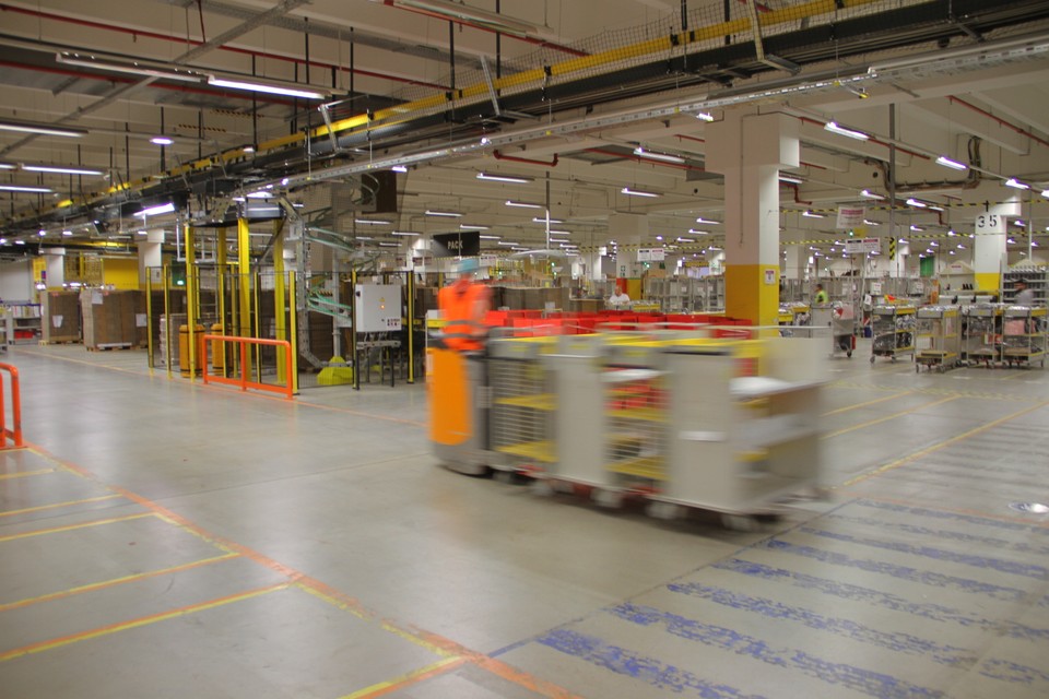 Centrum logistyczne Amazon FRA3 w Bad Hersfeld