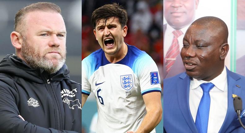 Wayne Rooney reacts to Ghanaian MP Isaac Adongo mocking Harry Maguire