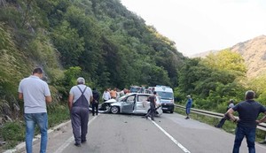 Saobraćajna nezgoda na Ibarskoj magistrali