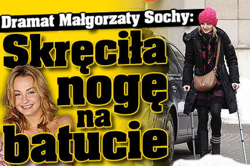 Socha zwichnęła nogę na... batucie