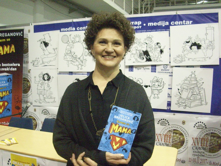 Jelica Greganović na Salonu knjige i grafike u Pirotu 