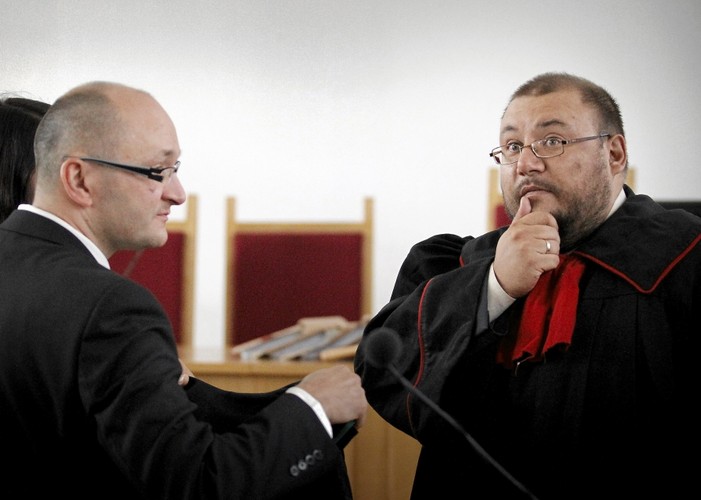 Adwokat Arkadiusz Ludwiczek i prokurator Zbigniew Grześkowiak