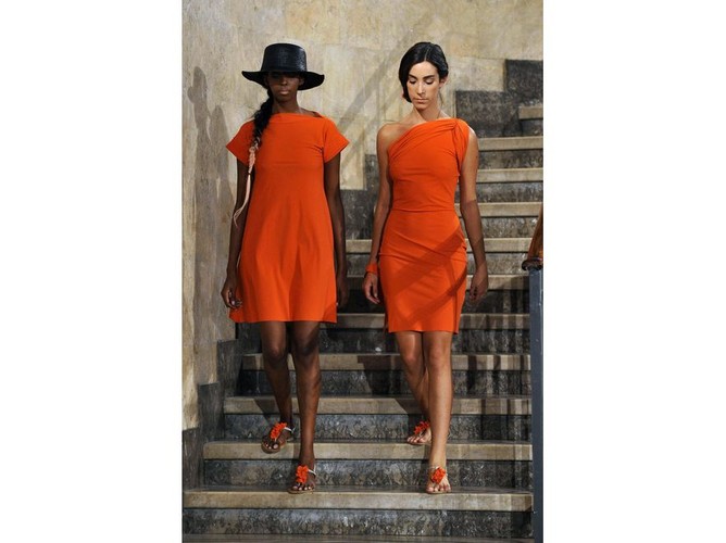 Chiara Boni w kolekcji wiosna-lato 2012 na Tygodniu Mody w Mediolanie