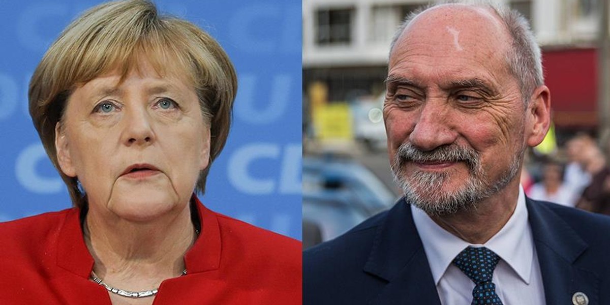 Angela Merkel, Antoni Macierewicz