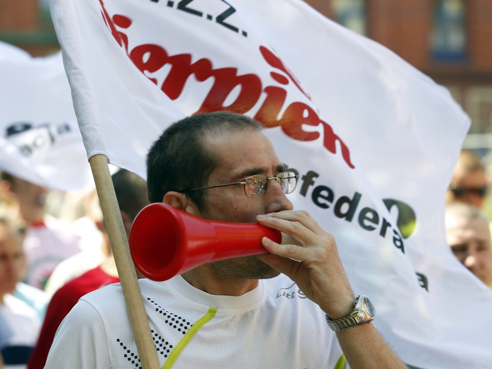 RUDA ŚLĄSKA PROTEST GÓRNIKÓW