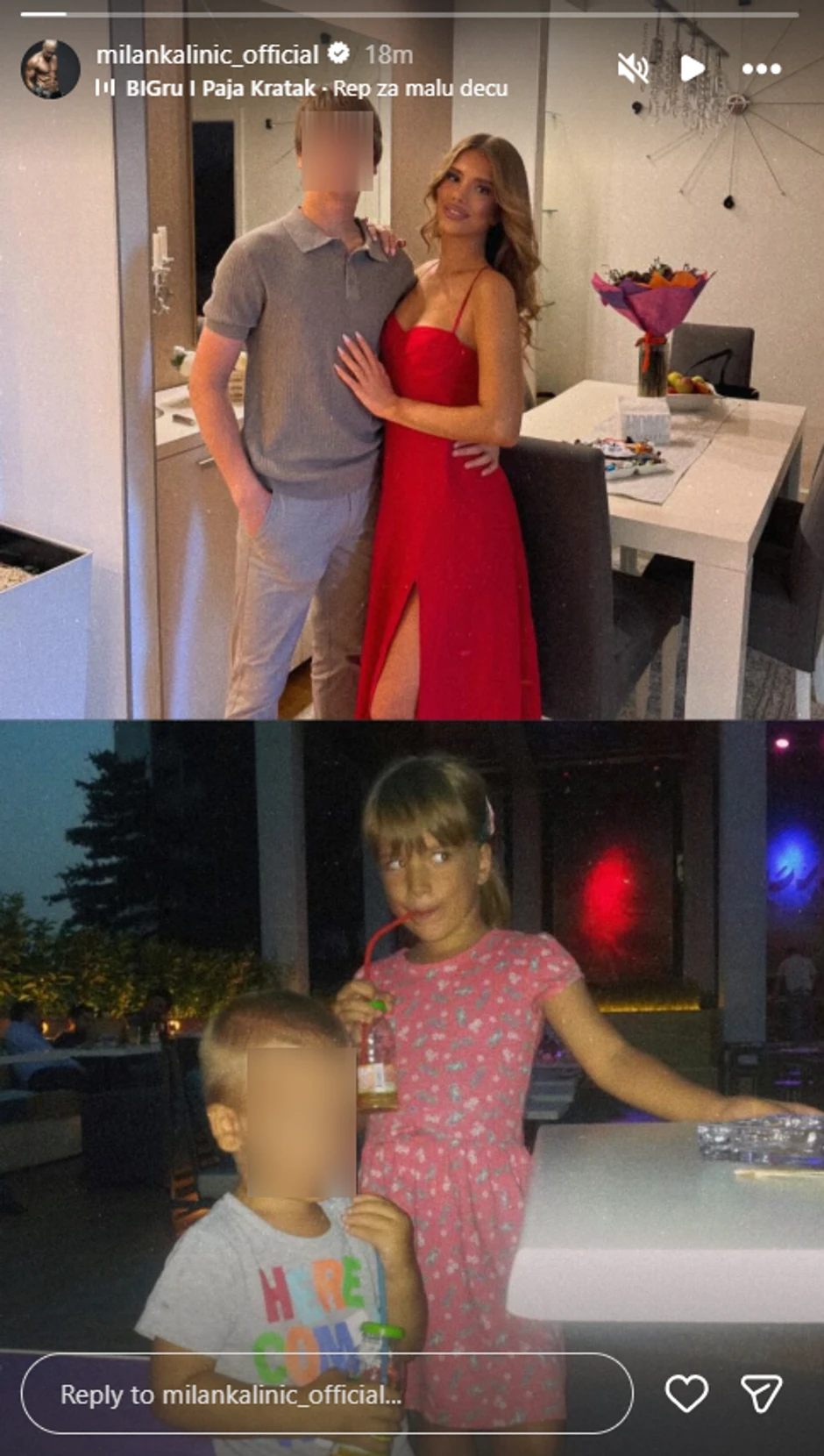 Sin i ćerka Milana Kalinića 