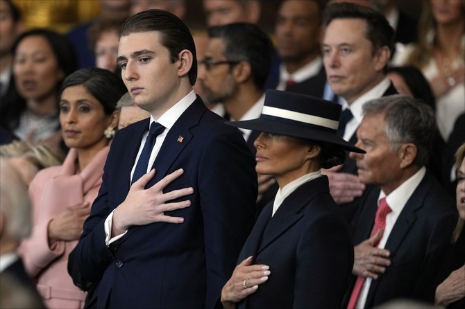 Baron i Melanija Tramp