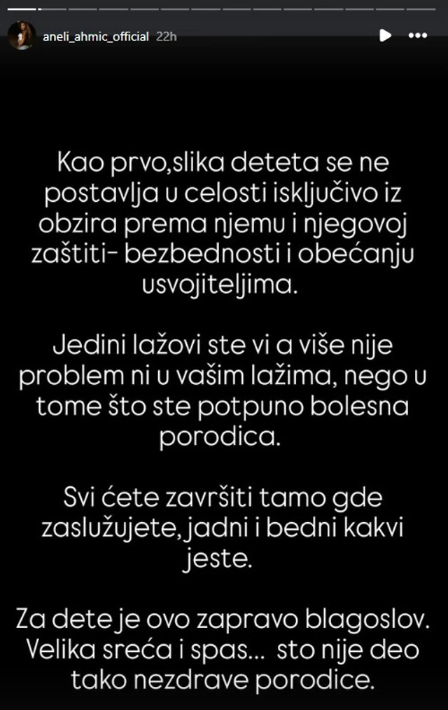 "Usvojitelji Asminovog deteta će ići javno!" Čeka se slika sina bez cenzure