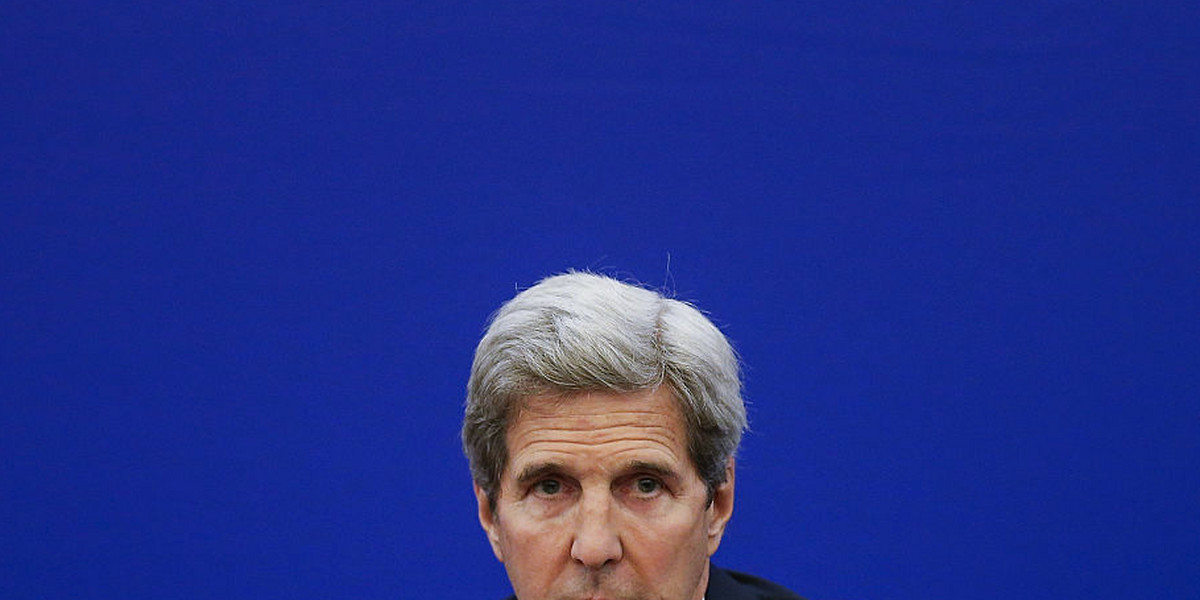 John Kerry at a meeting in Beijing in June.