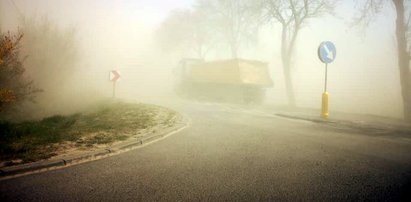 Burza piaskowa w Wielkopolsce. Przerażające nagranie!