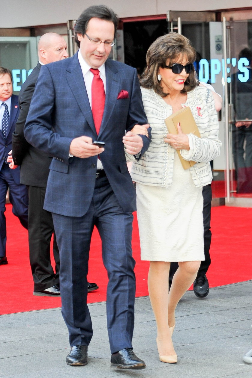 Joan Collins z mężem