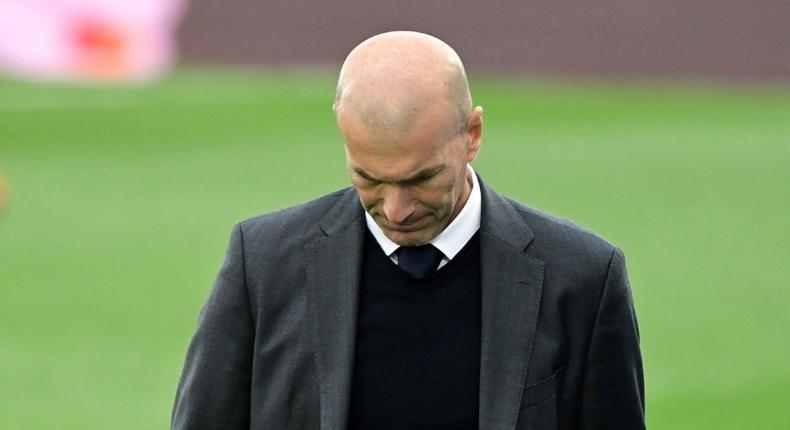 Zinedine Zidane has resigned as Real Madrid manager with immediate effect, according to media reports Creator: JAVIER SORIANO
