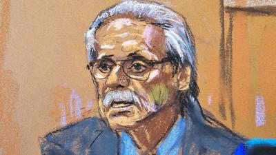 A court artist's sketch of former National Enquirer publisher David Pecker.Reuters/Jane Rosenberg