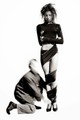 Naomi és Azzedine Ala&iuml;a 1987-ben, Ala&iuml;a kampány. Fotó: Arthur Elgort / Art + Commerce.