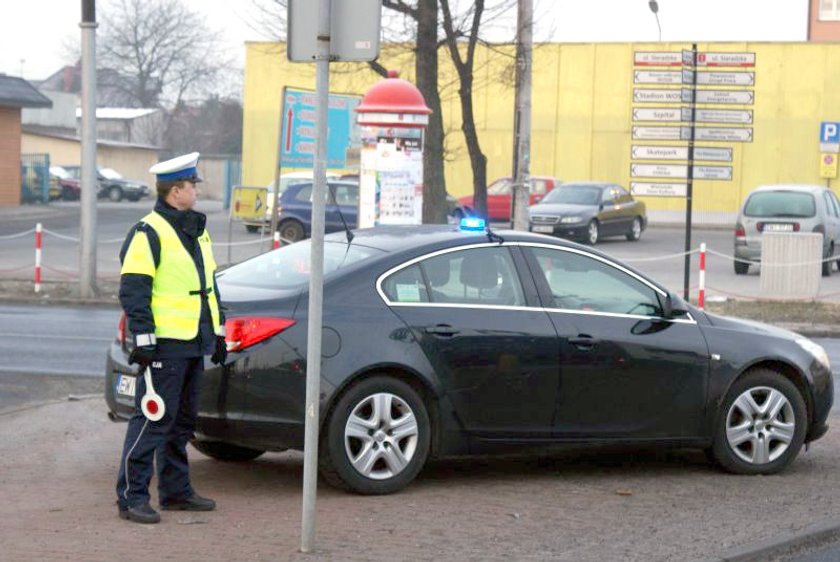 Akcja policji w WIeluniu 