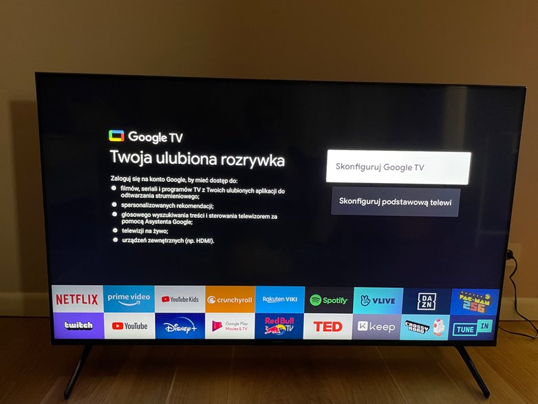 Google TV konfiguracja wlasne