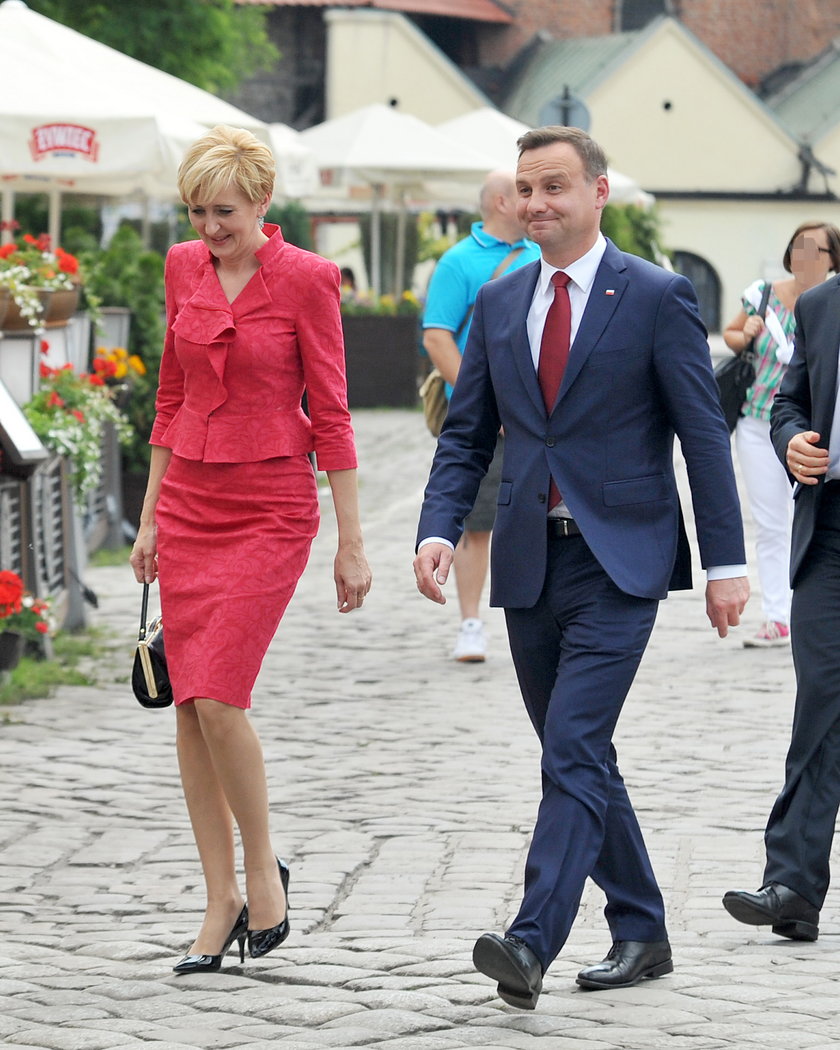 Andrzej Duda na spotkaniu klasowym