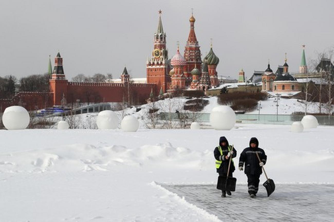 москва мороз