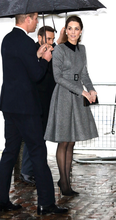 Kate Middleton i książę William w Central Hall Westminster w 2020 r.