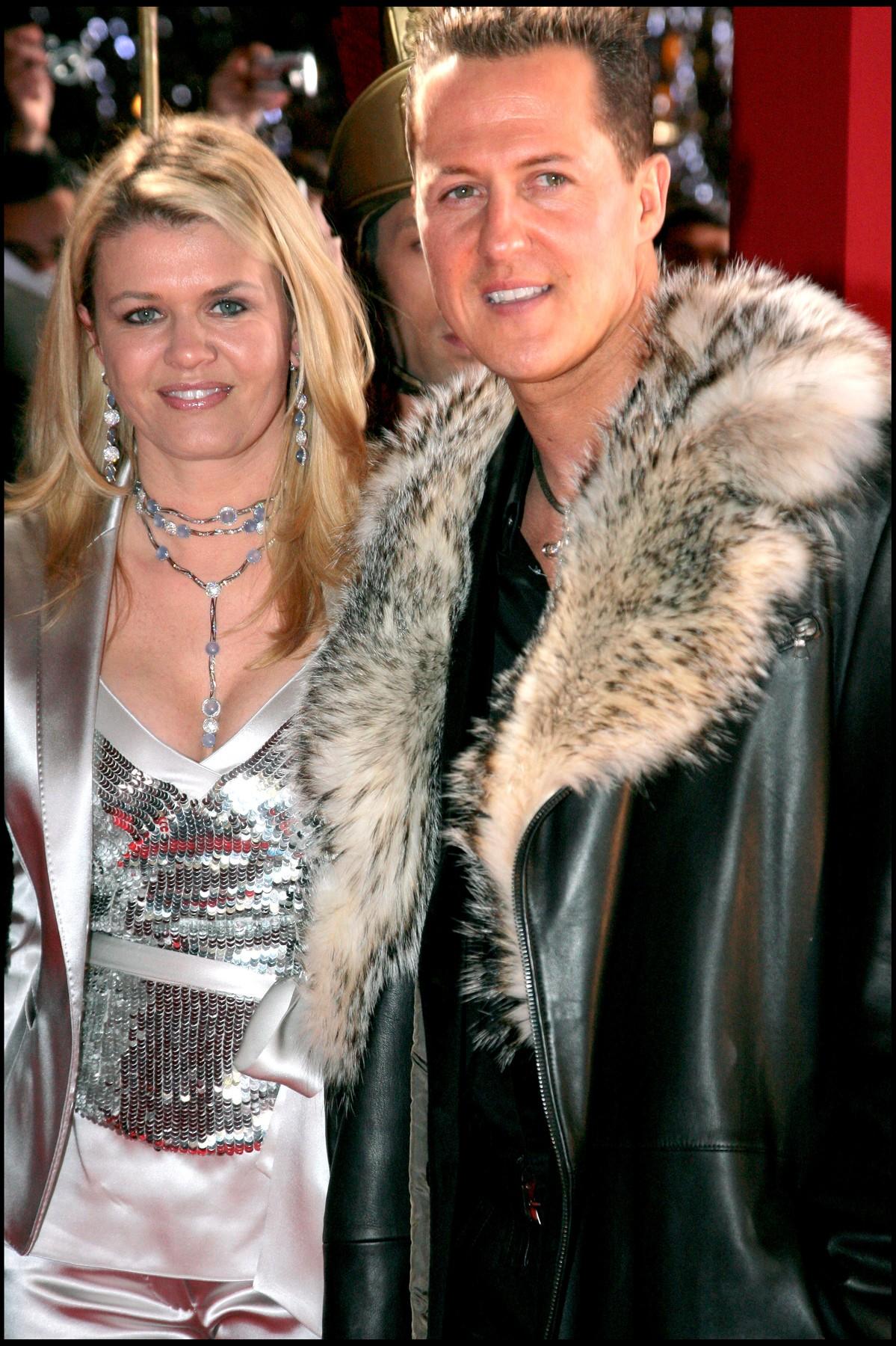 Michael Schumacher s manželkou Corinnou.