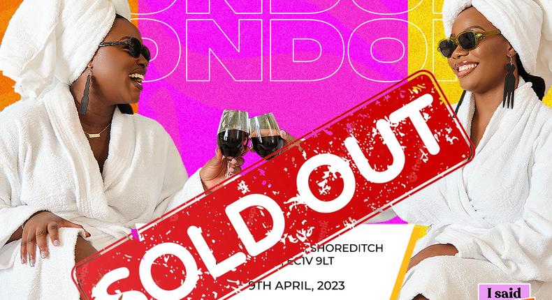 ISWIS, first African Podcast London live show ticket sold out in less than 3 hrs.