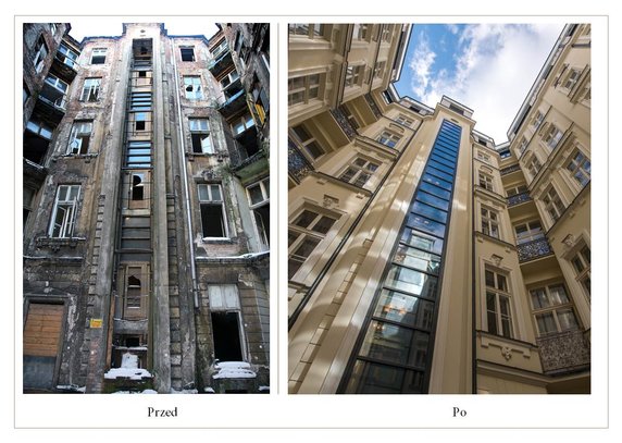 Tak zmieniły się kamienice przy Foksal 13/15 w Warszawie