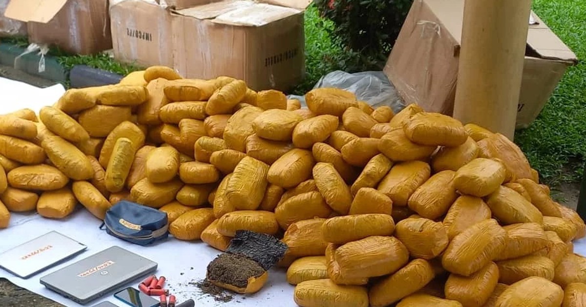Navy hands over 8 sacks of seized Indian hemp worth ₦12.8m to NDLEA - Vimarsana News