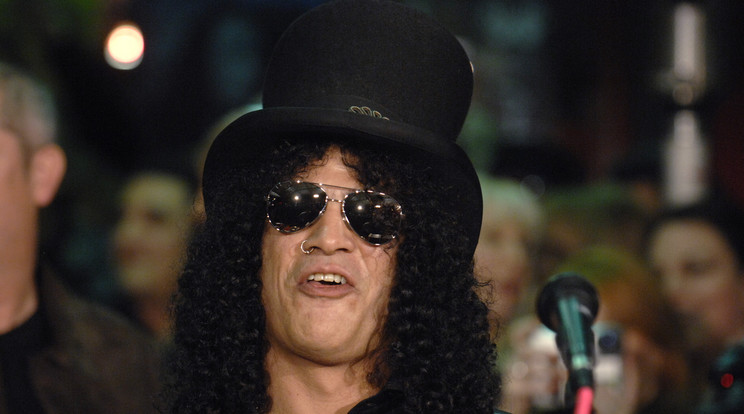 Slash, a Guns N’ Roses gitárosa/Fotó:Northfoto