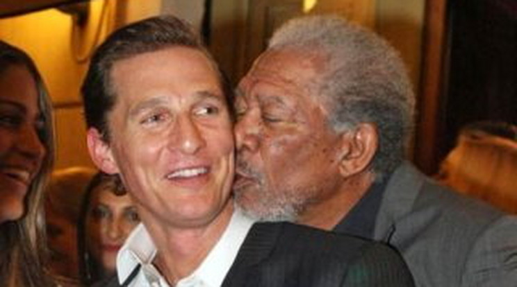 Morgan Freeman lecsókolta Matthew McConaughey-t