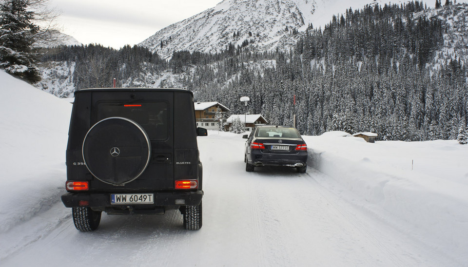 Mercedes G350 w Austrii