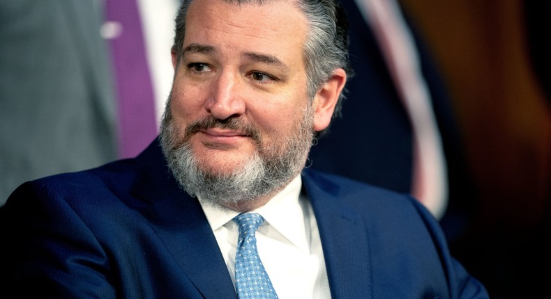 US Senator Ted Cruz (R-TX) arrives for a US Senate Judiciary Committee oversight hearing to examine the Justice Department on March 1, 2023.STEFANI REYNOLDS/AFP via Getty Images