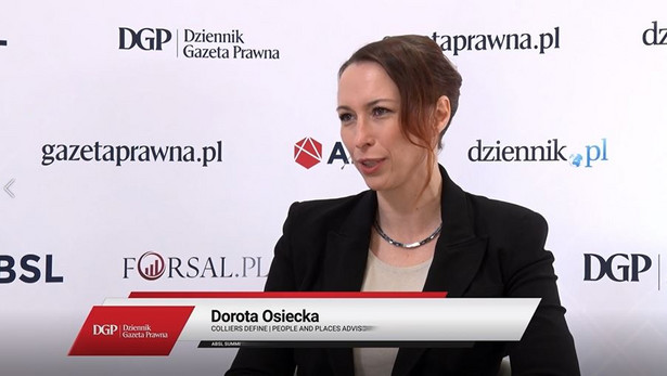 Dorota Osiecka, Partner w Colliers Define: W biurach potrzebna jest przestrzeń do pracy w skupieniu