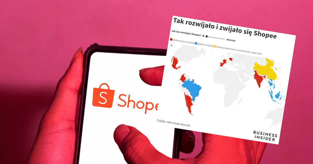 Shopee ha cerrado previamente otras compañías globales.  Polonia no fue la primera