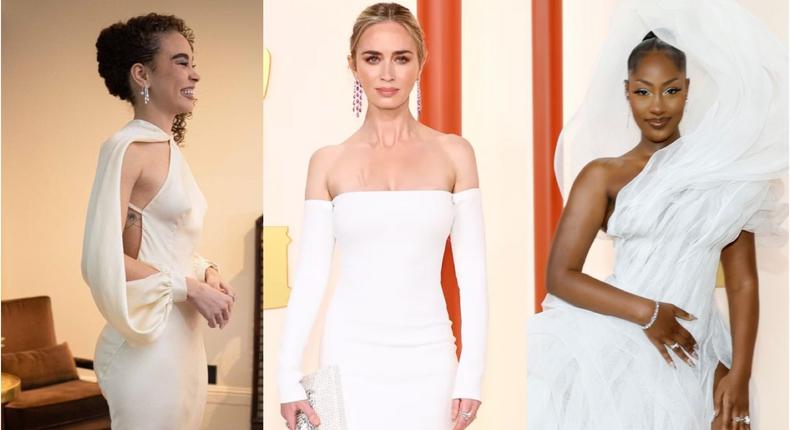 This year, bridal fashion peaked at the Oscars [Instagram]