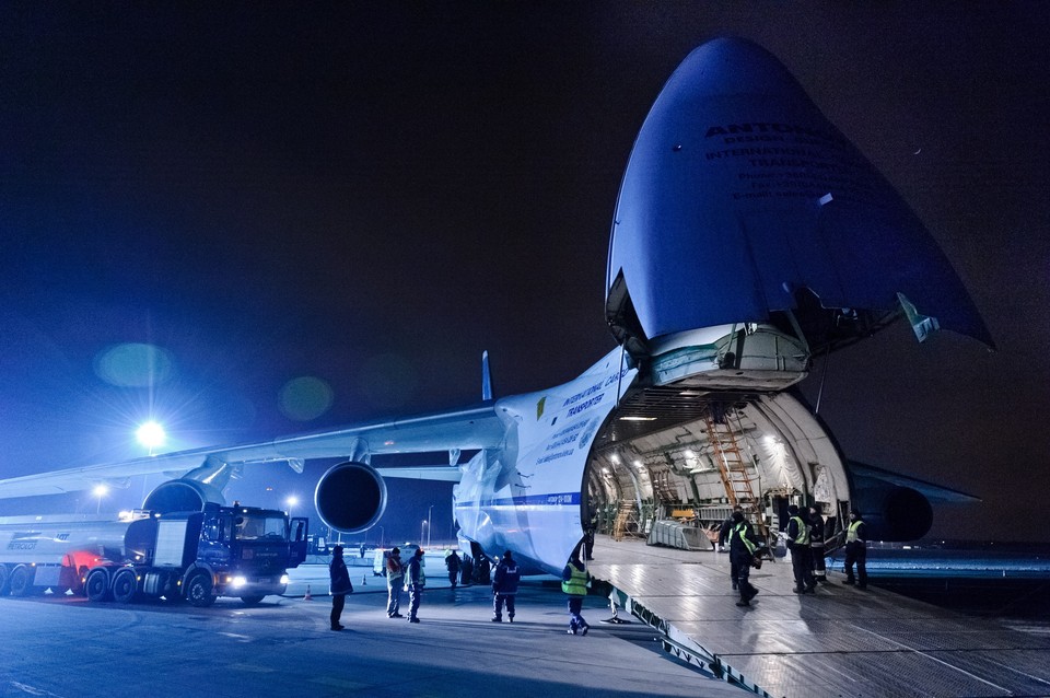 ŚWIDNIK AN-124 RUSŁAN ZAŁADUNEK