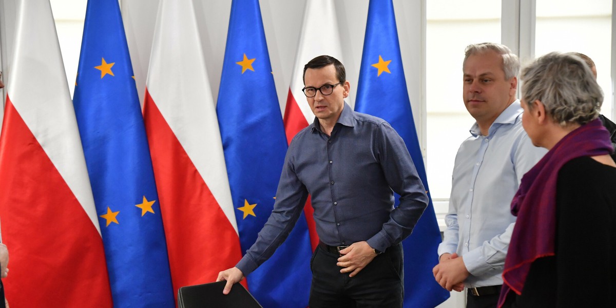 Premier Mateusz Morawiecki w Gdańsku.