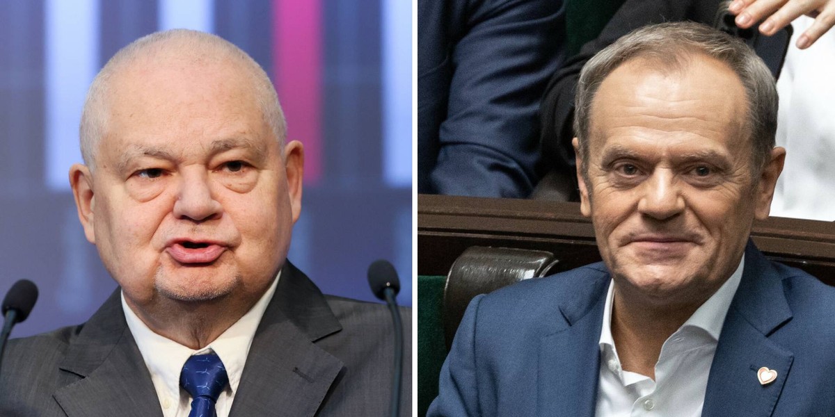 Adam Glapiński i Donald Tusk