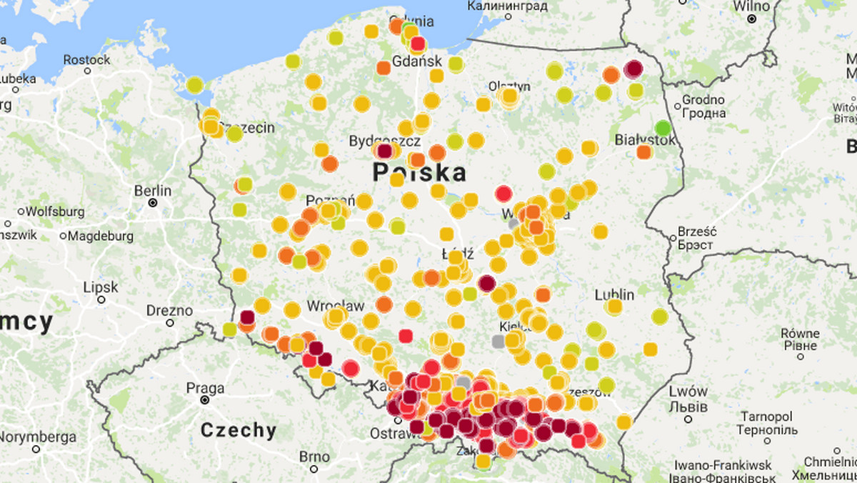 Smog ponownie utrudnia życie mieszkańcom Polski. Bardzo wysokie zanieczyszczenie powietrza panuje na południu kraju. Przedstawiamy aktualne pomiary w największych polskich miastach i wybranych regionach o najgorszej sytuacji smogowej. W naszym materiale najnowsza mapa od Airly pokazująca jakość i stan powietrza w Polsce.