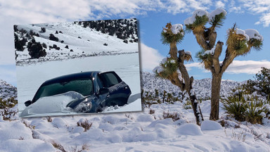 81-latek z Kalifornii utknął przez burzę śnieżną. Spędził tydzień w aucie. Jadł śnieg, by przeżyć