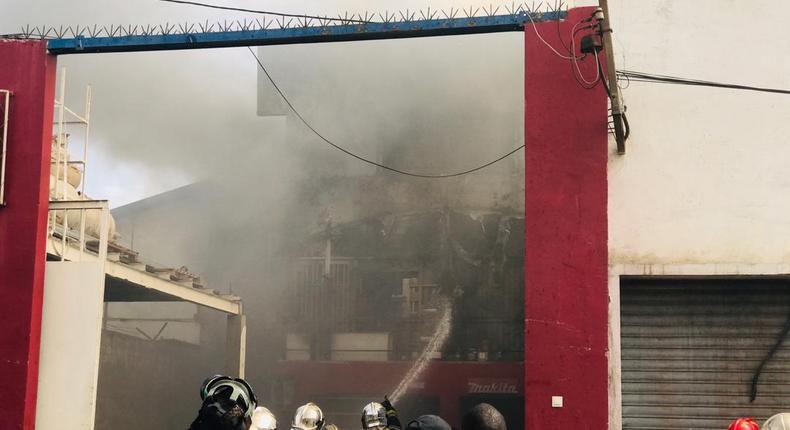 incendie PAD port de dakar