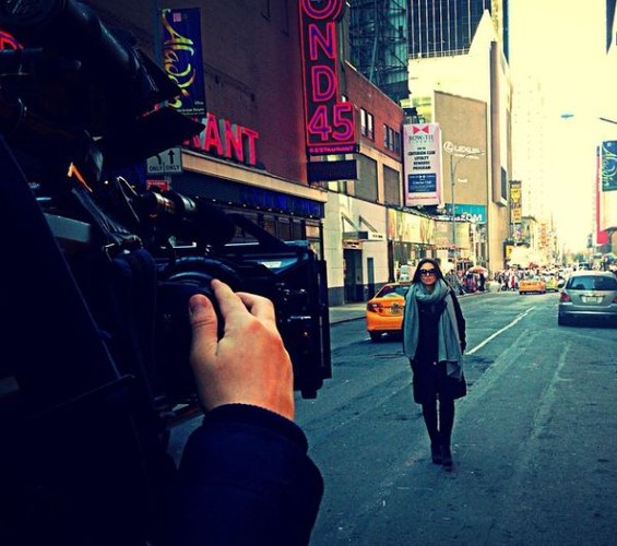 Kinga Rusin w Nowym Jorku