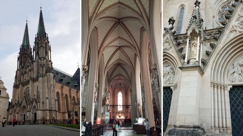 Nawet nieprawione oko zobaczy różnice stylistyczne w bryle katedry