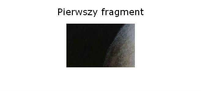 Pierwszy fragment